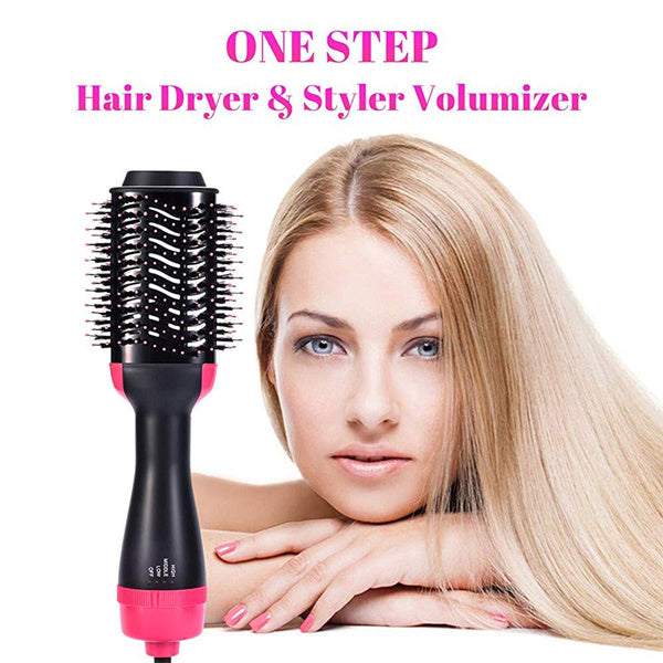 One Step Hair Brush And Dryer | Hair Volumizer Styler Comb 1000W Hair Straightener Curler Roller | One Step Hair Curler